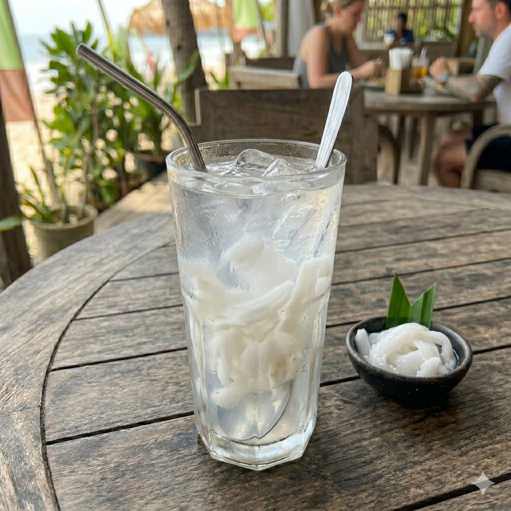 Es kelapa muda gelas Mang Engking